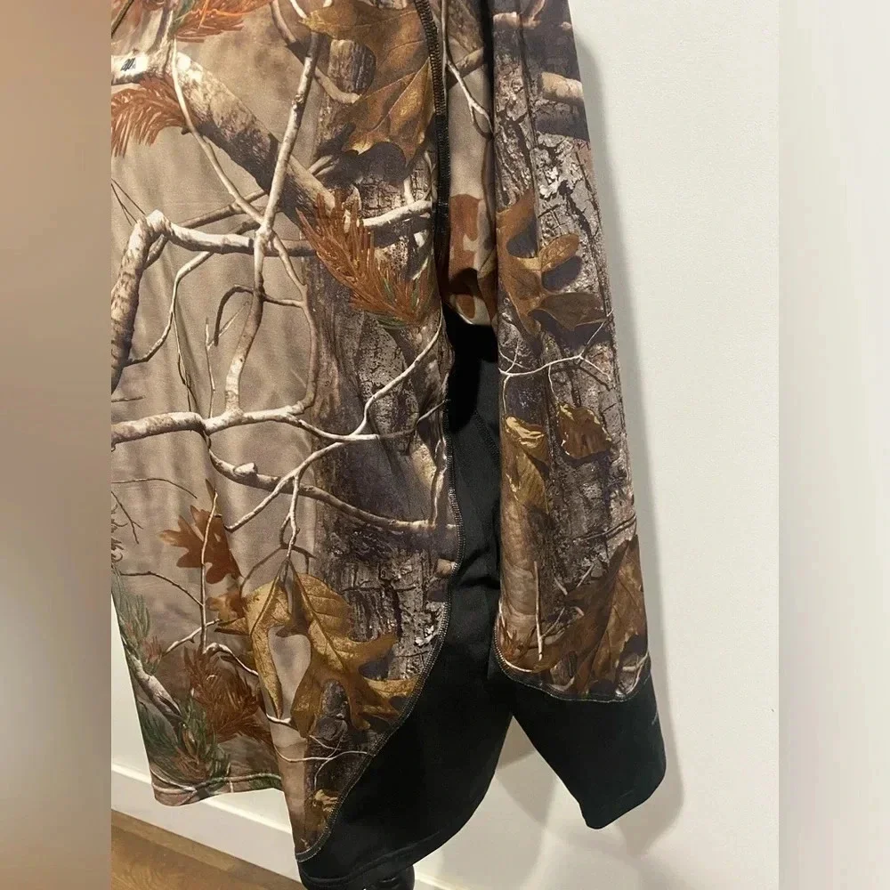 Habit Realtree Camo Jacket 1/4 Zip Pullover Long Sleeve Men’s Size Large